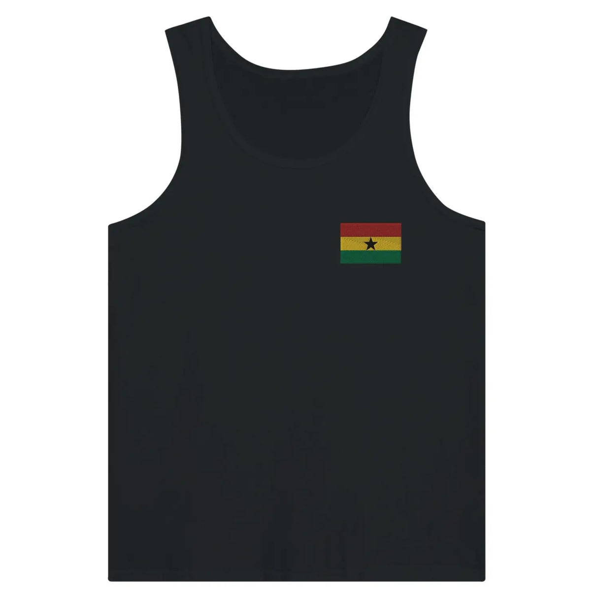 Débardeur drapeau ghana en broderie - pixelformaflag