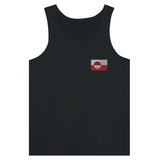 Débardeur drapeau groenland en broderie - pixelformaflag