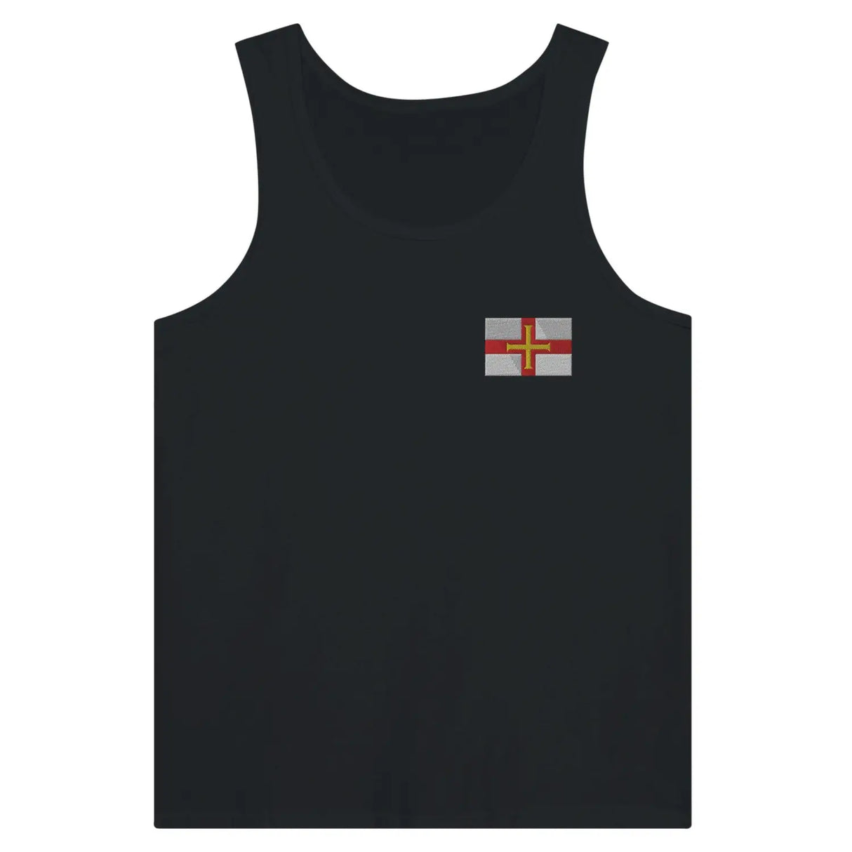 Débardeur drapeau guernesey en broderie - pixelformaflag
