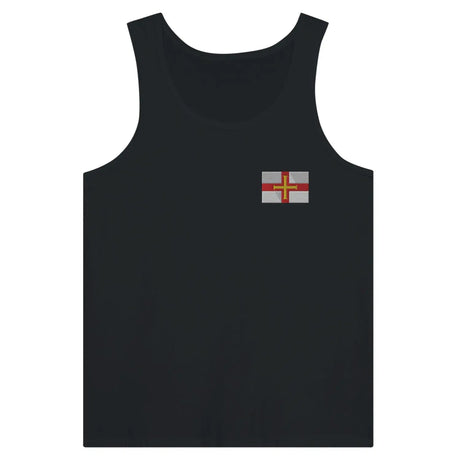 Débardeur drapeau guernesey en broderie - pixelformaflag