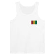 Débardeur drapeau guinée broderie couleur tissu léger