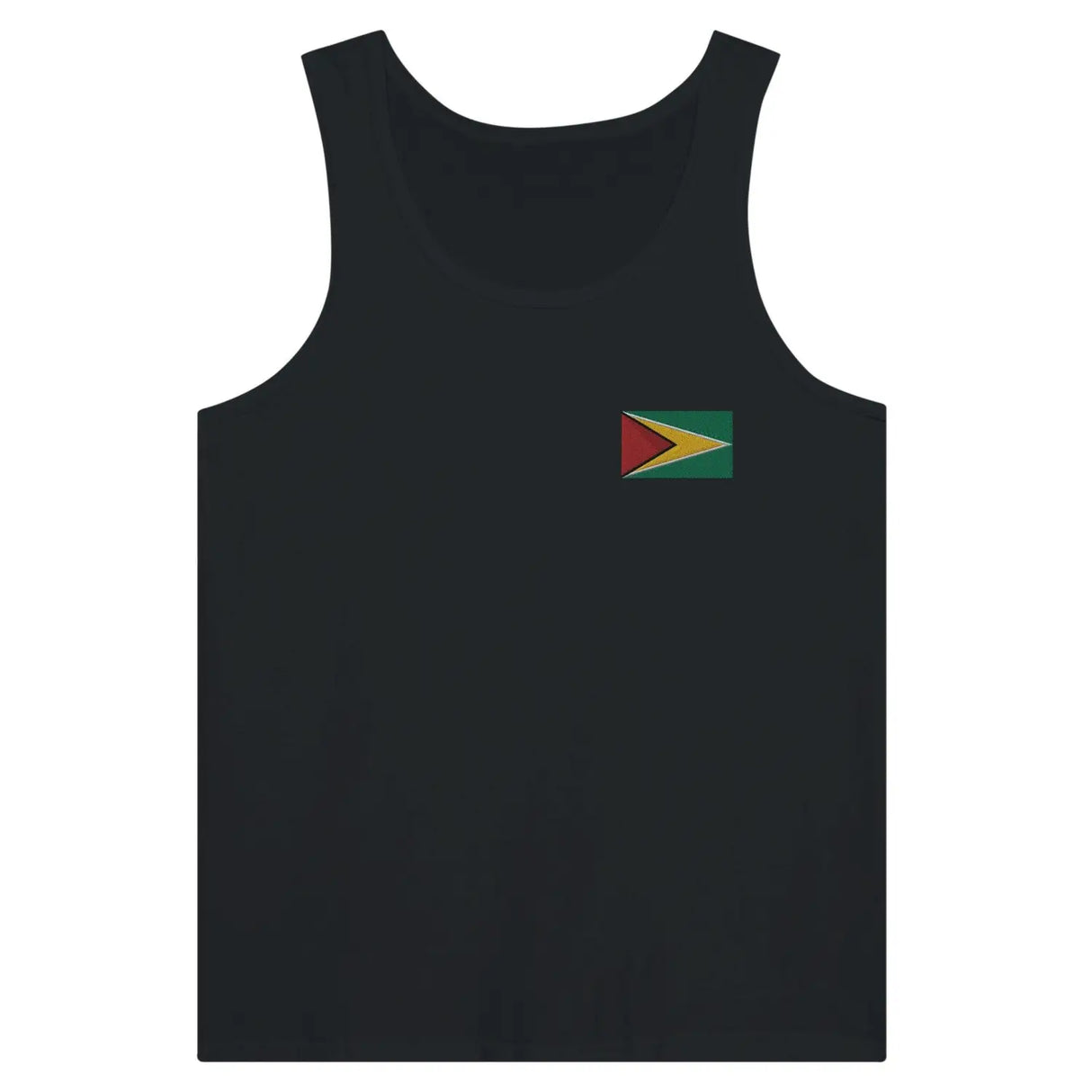 Débardeur drapeau guyana en broderie - pixelformaflag