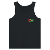 Débardeur drapeau guyana en broderie - pixelformaflag
