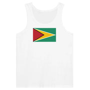Débardeur drapeau guyana tissu léger couleurs vives