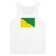 Débardeur drapeau guyane tissu léger filé à l’anneau