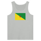 Débardeur drapeau guyane tissu léger filé à l’anneau