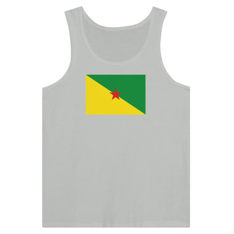 Débardeur drapeau guyane tissu léger filé à l’anneau