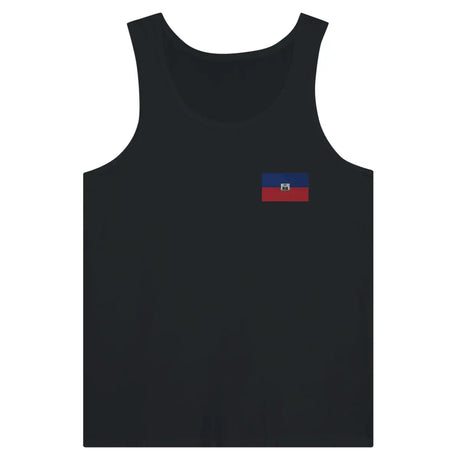 Débardeur drapeau haïti en broderie - pixelformaflag