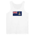 Débardeur drapeau îles caïmans tissu léger coton peigné