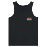 Débardeur drapeau inde en broderie - pixelformaflag