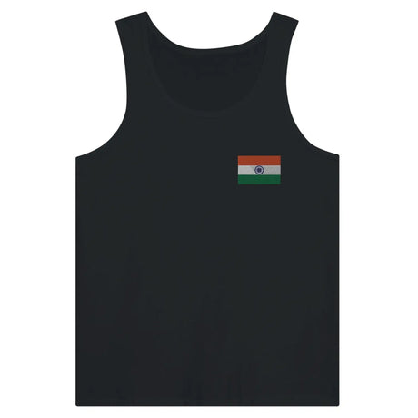 Débardeur drapeau inde en broderie - pixelformaflag