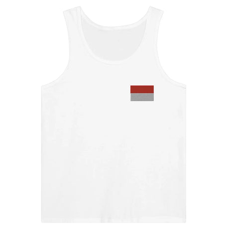 Débardeur drapeau indonésie en broderie - pixelformaflag