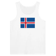 Débardeur drapeau islande tissu léger couleurs résistantes