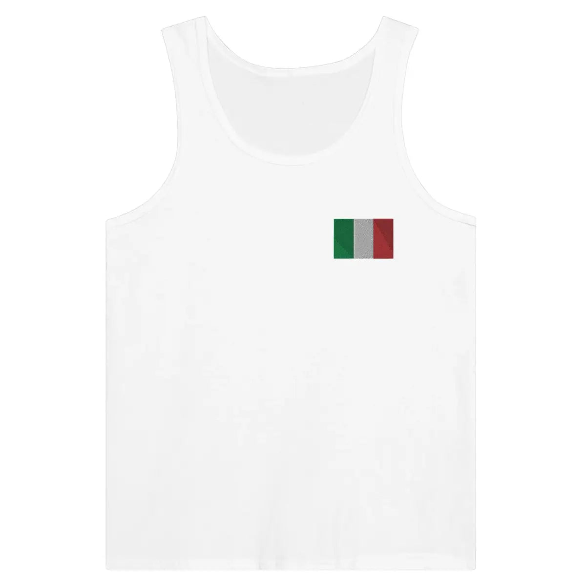 Débardeur drapeau italie en broderie - pixelformaflag