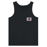 Débardeur drapeau japon en broderie - pixelformaflag