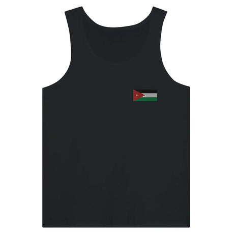 Débardeur drapeau jordanie en broderie - pixelformaflag