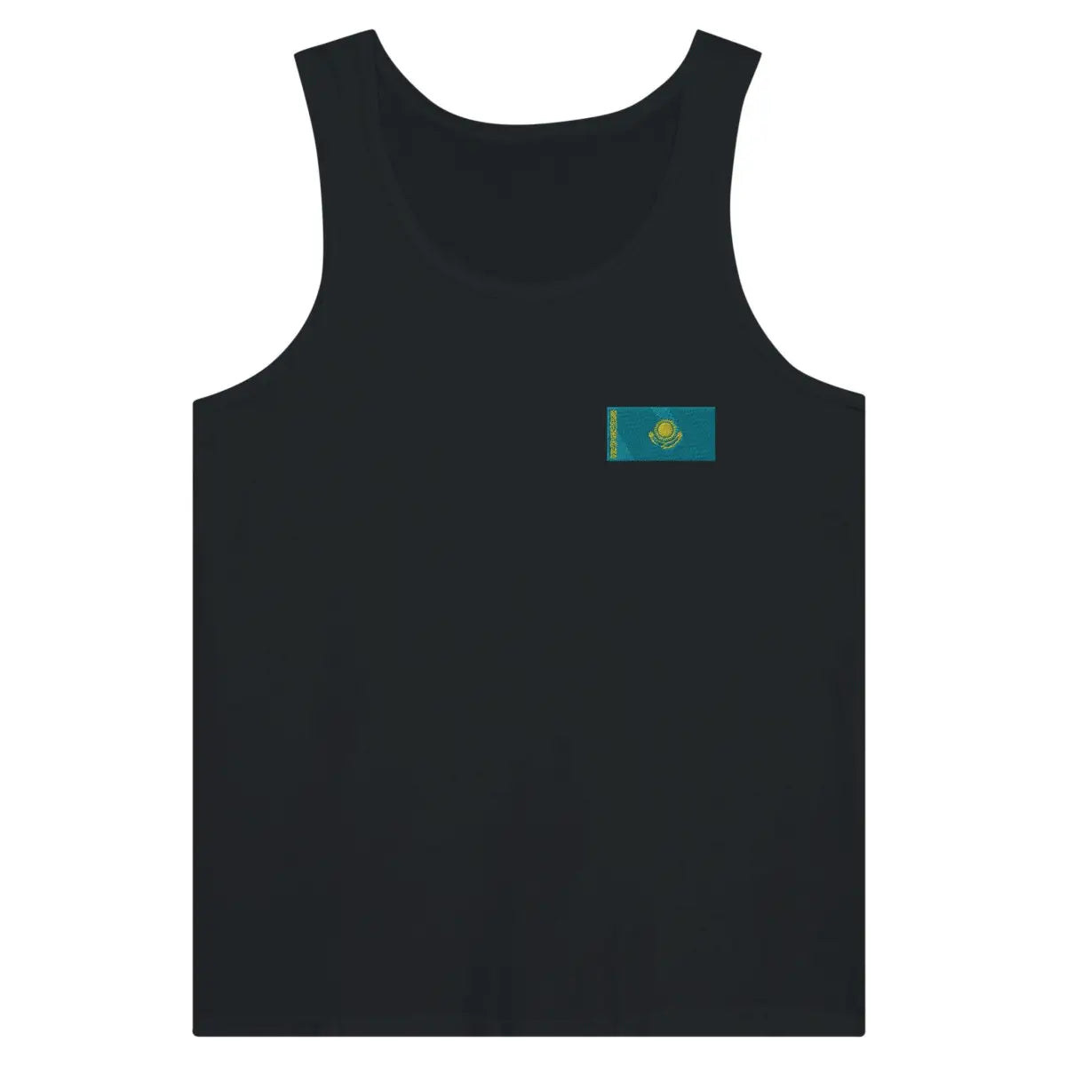 Débardeur drapeau kazakhstan en broderie - pixelformaflag