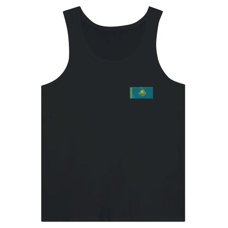 Débardeur drapeau kazakhstan en broderie - pixelformaflag