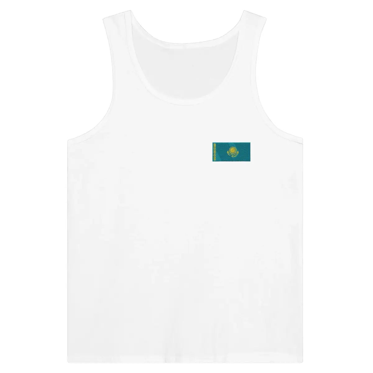 Débardeur drapeau kazakhstan en broderie - pixelformaflag
