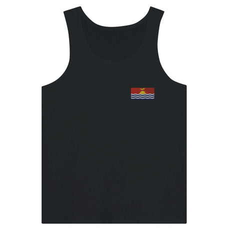 Débardeur drapeau kiribati tissu léger broderie couleur