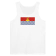 Débardeur drapeau kiribati tissu léger filé à l’anneau