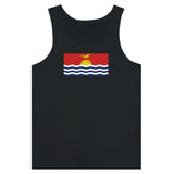 Débardeur drapeau kiribati tissu léger filé à l’anneau
