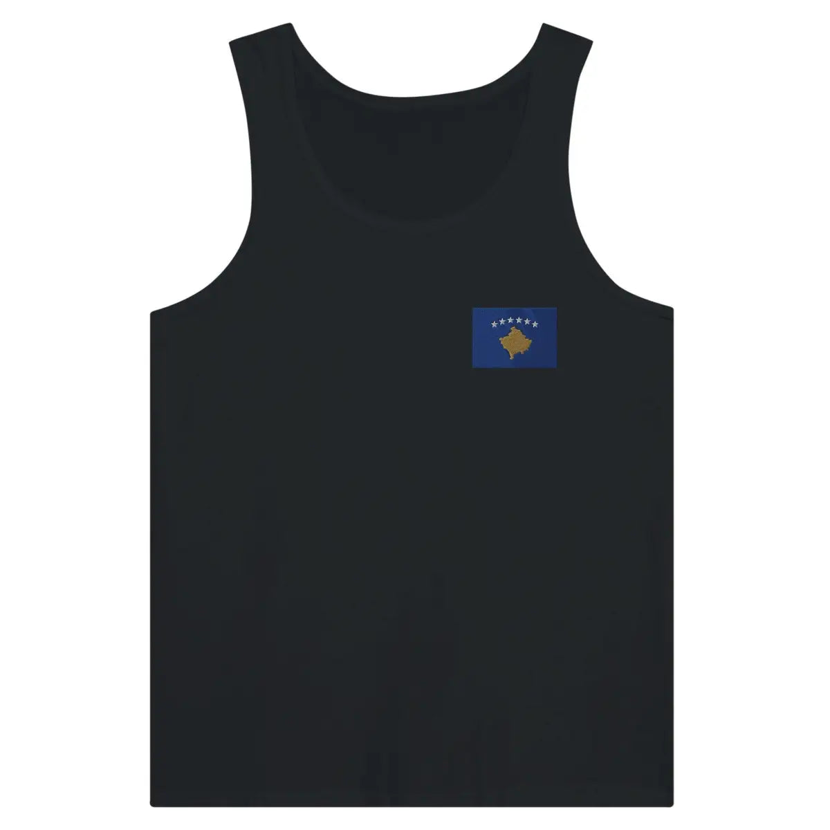 Débardeur drapeau kosovo en broderie - pixelformaflag