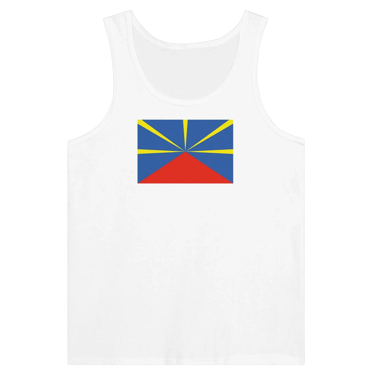 Débardeur drapeau la réunion tissu léger excellente respirabilité