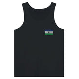 Débardeur drapeau lesotho en broderie - pixelformaflag
