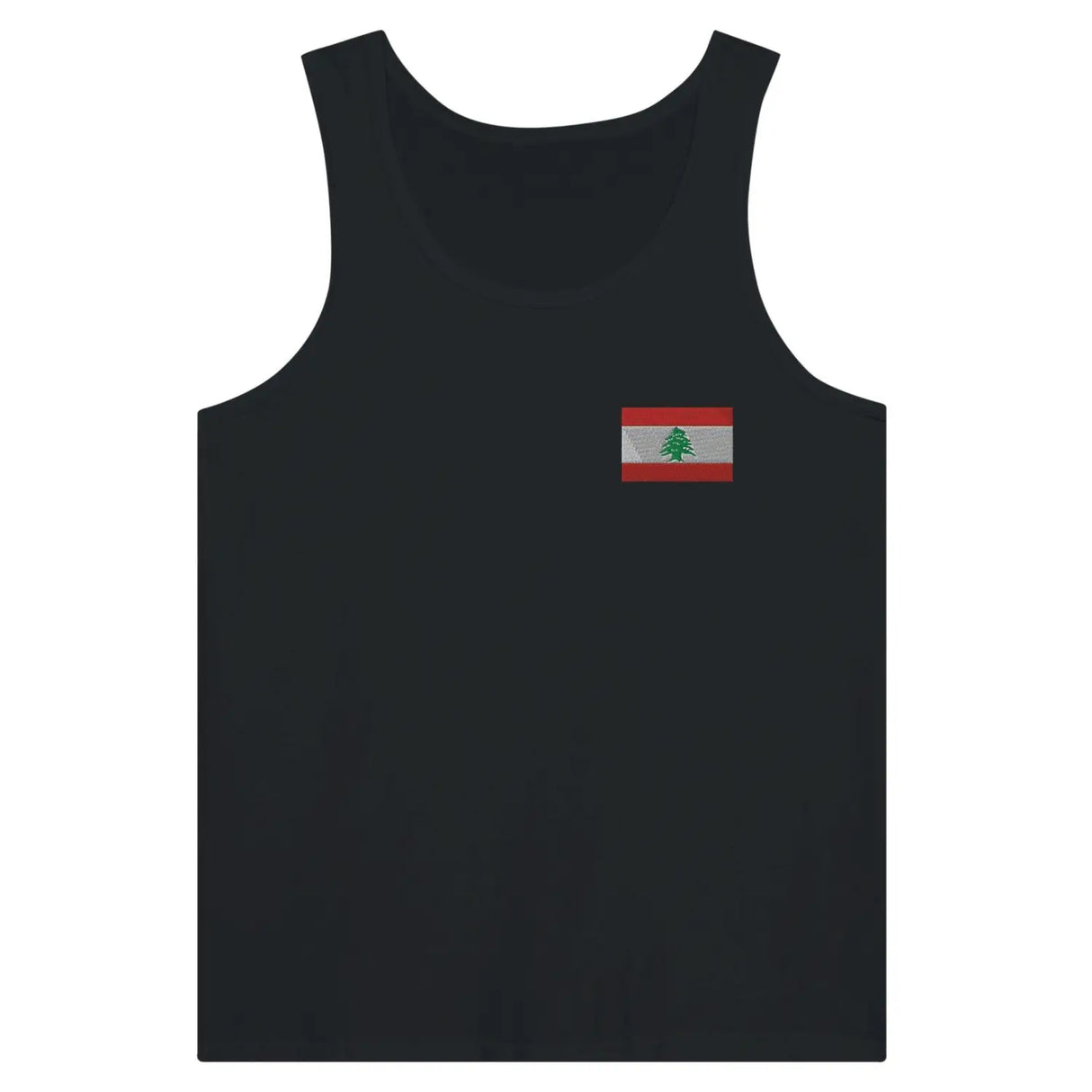 Débardeur drapeau liban en broderie - pixelformaflag