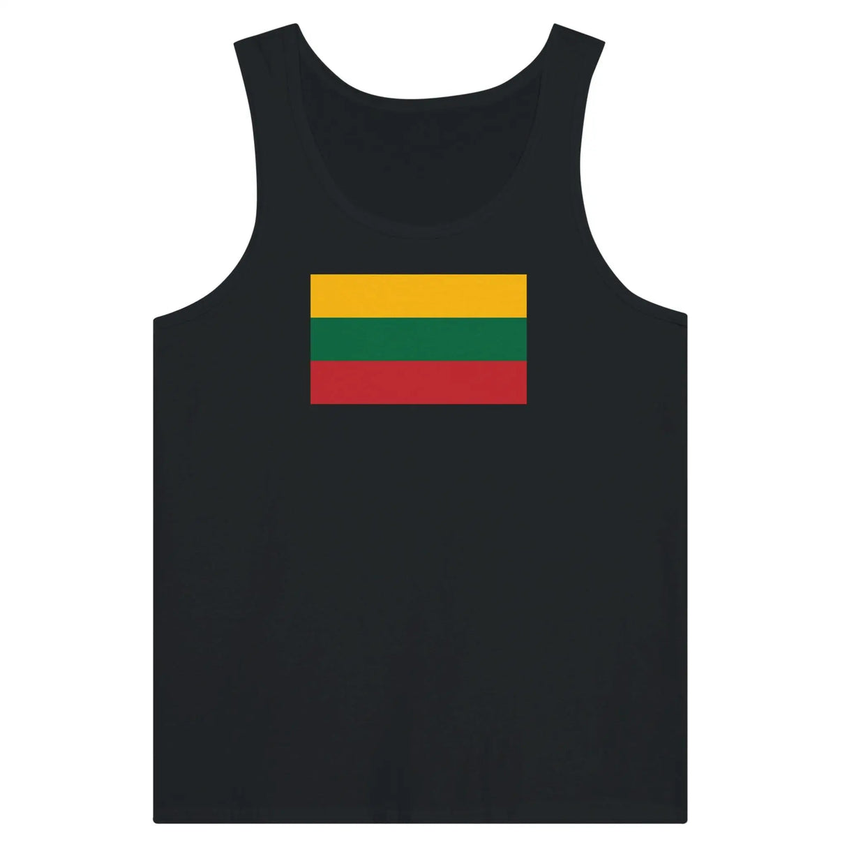 Débardeur drapeau lituanie tissu léger filé à l’anneau