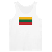 Débardeur drapeau lituanie tissu léger filé à l’anneau