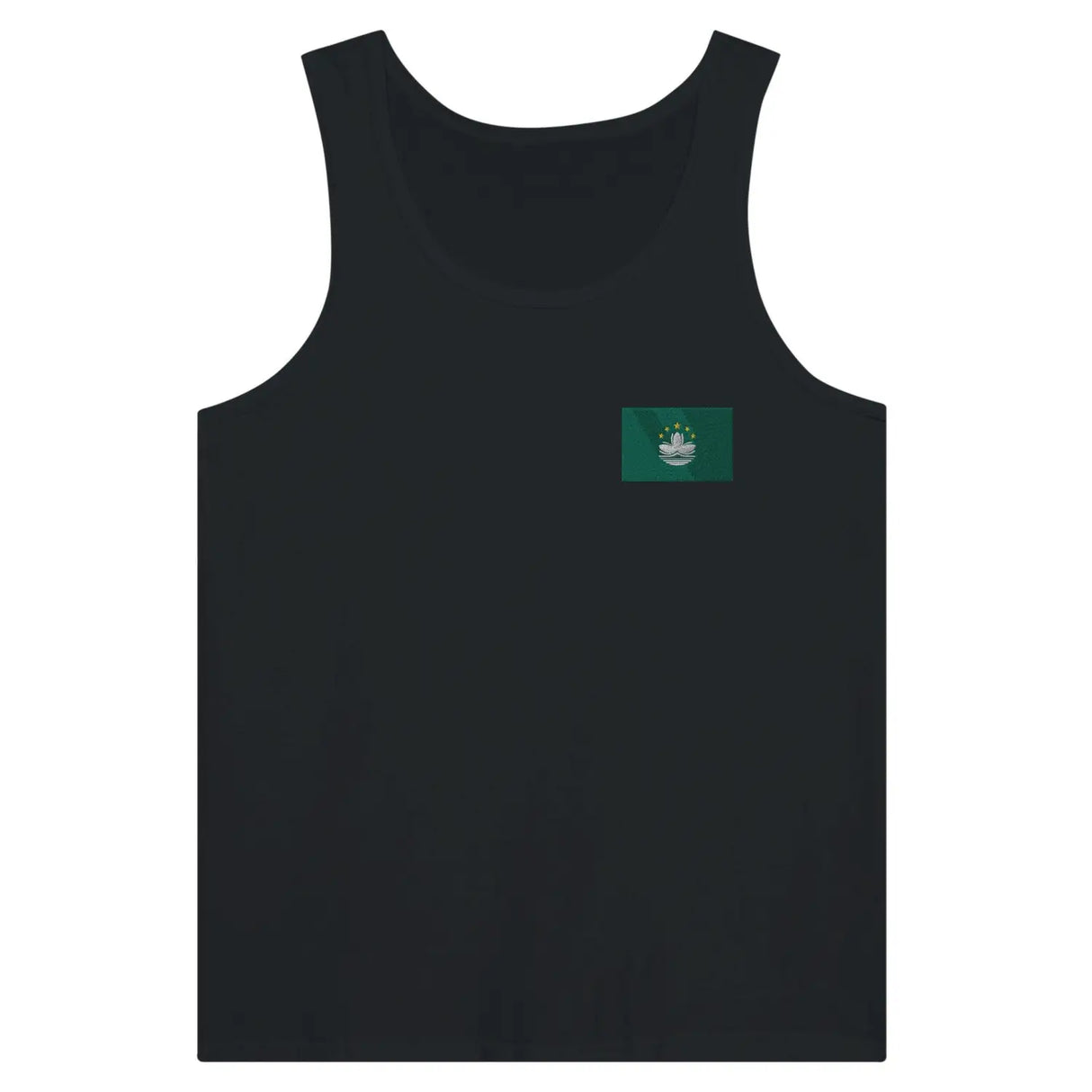 Débardeur drapeau macao en broderie - pixelformaflag