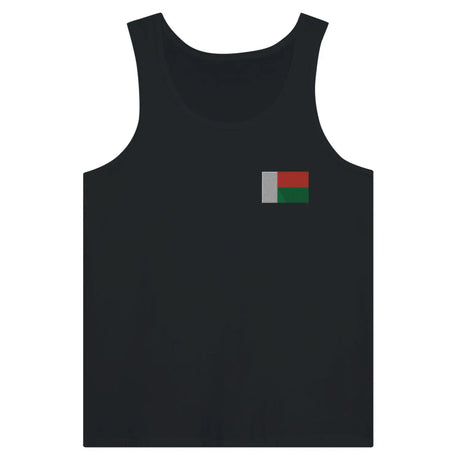 Débardeur drapeau madagascar en broderie - pixelformaflag
