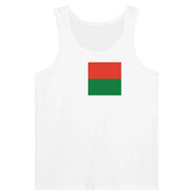 Débardeur drapeau madagascar tissu léger imprimé couleurs