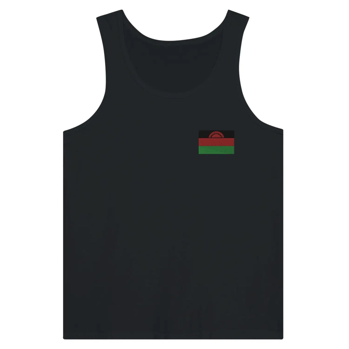 Débardeur drapeau malawi en broderie - pixelformaflag