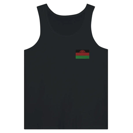 Débardeur drapeau malawi en broderie - pixelformaflag