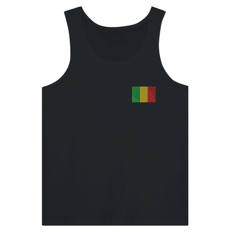 Débardeur drapeau mali en broderie - pixelformaflag
