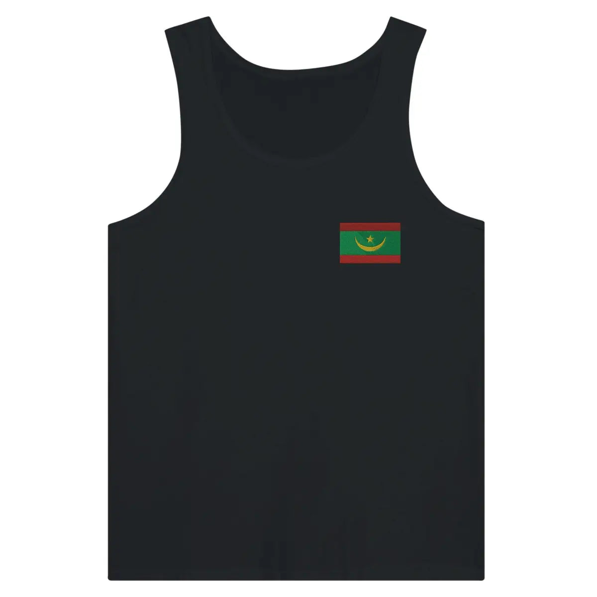 Débardeur drapeau mauritanie en broderie - pixelformaflag