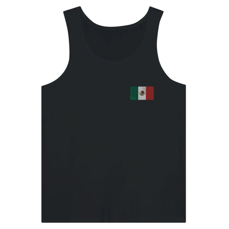 Débardeur drapeau mexique en broderie - pixelformaflag