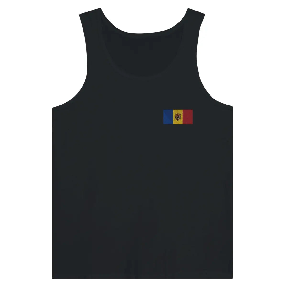 Débardeur drapeau moldavie en broderie - pixelformaflag