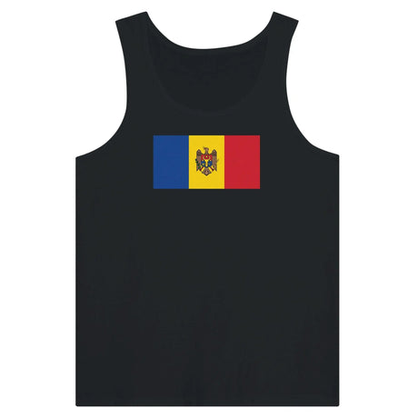 Débardeur drapeau moldavie tissu léger filé à l’anneau