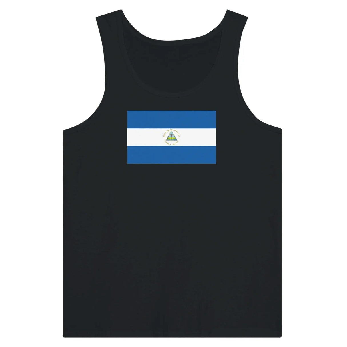 Débardeur drapeau nicaragua tissu léger filé à l’anneau