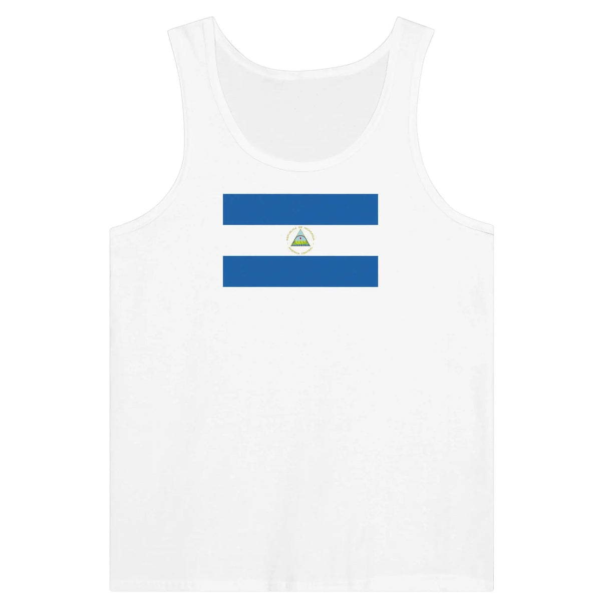 Débardeur drapeau nicaragua tissu léger filé à l’anneau