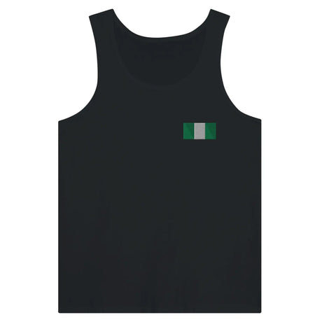 Débardeur drapeau nigeria en broderie - pixelformaflag