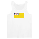 Débardeur drapeau niue tissu léger filé à l’anneau