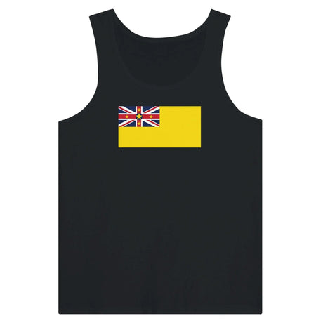 Débardeur drapeau niue tissu léger filé à l’anneau