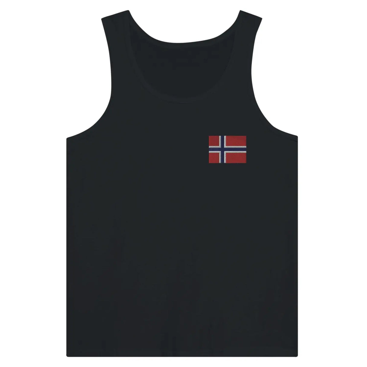 Débardeur drapeau norvège en broderie - pixelformaflag