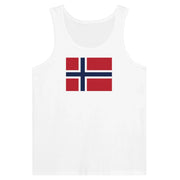 Débardeur drapeau norvège tissu léger couleurs vives