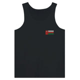 Débardeur drapeau oman en broderie - pixelformaflag